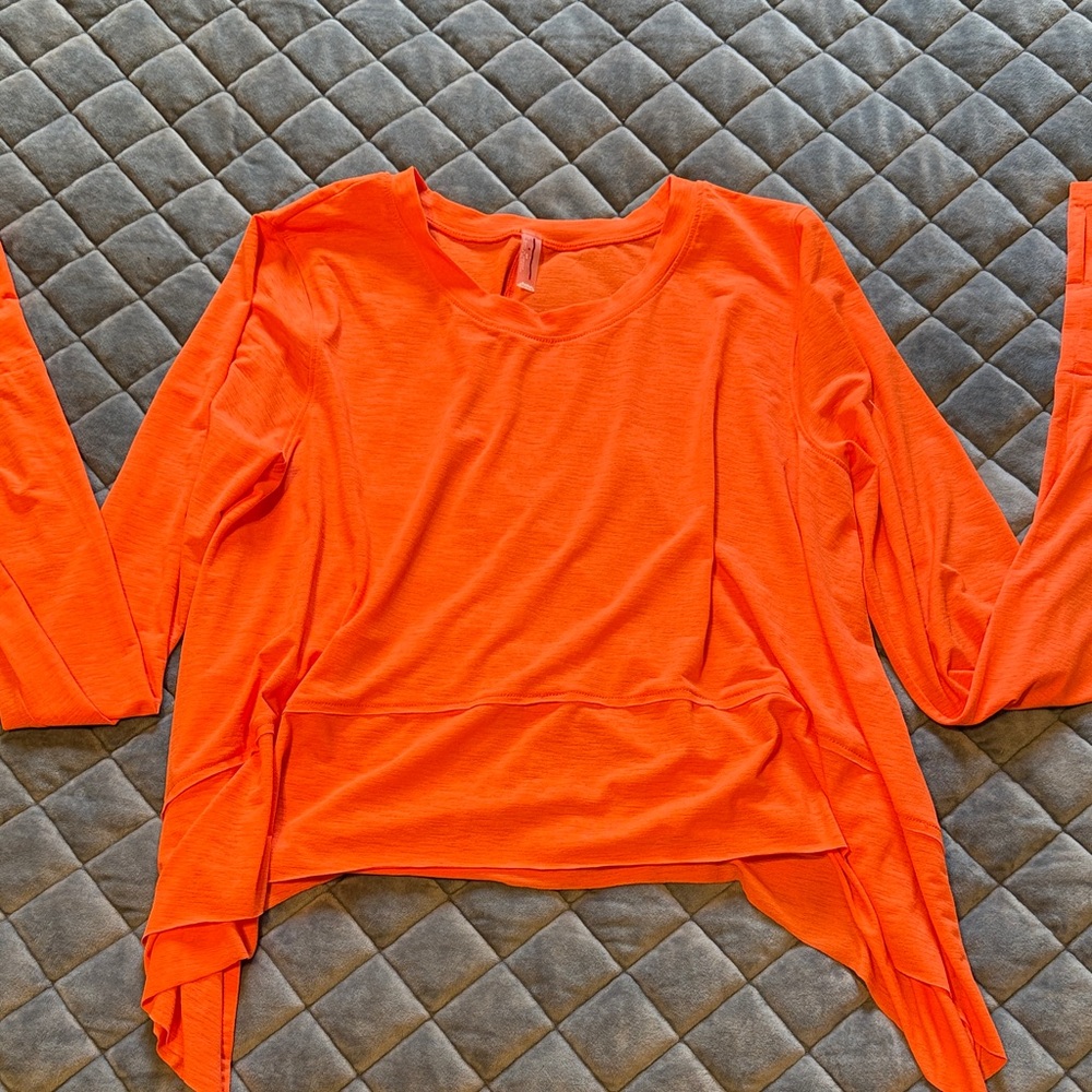 Free People Movement Orange Tempo Size Small